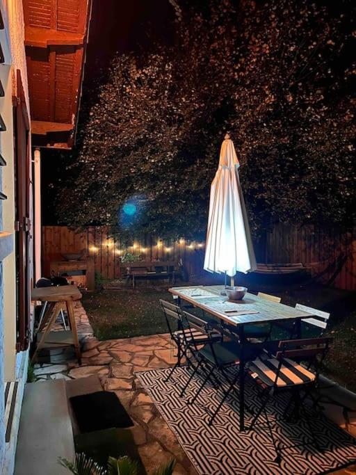 Agreable Maison Landaise Proche Du Lac 桑吉内 外观 照片