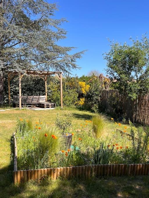 Agreable Maison Landaise Proche Du Lac 桑吉内 外观 照片