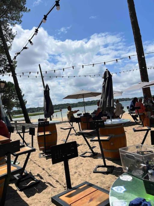 Agreable Maison Landaise Proche Du Lac 桑吉内 外观 照片